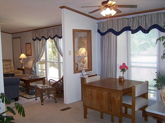 Dining Room with Living Room on Left