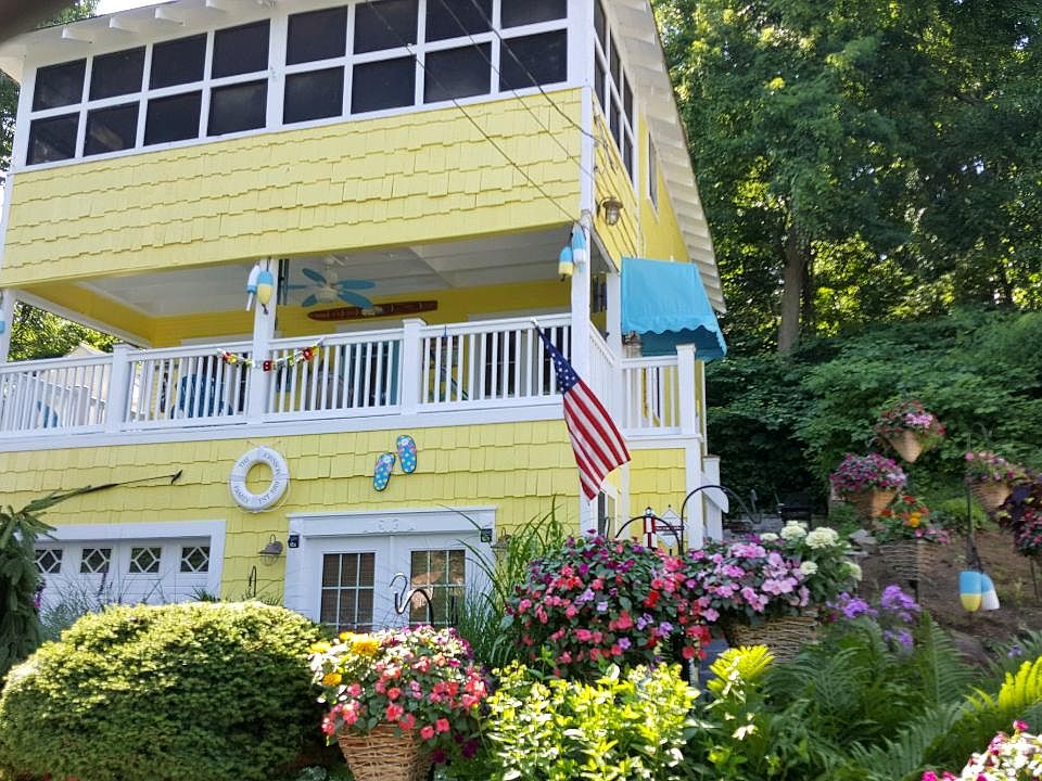 Summer flower garden