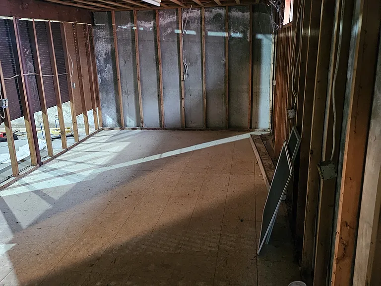 Basement storage area