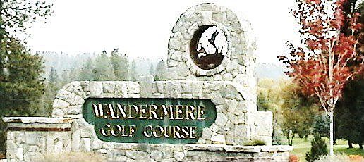 On the 12th fairway of Wandermere Golf Course!