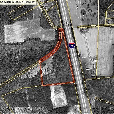 Parcel Map Showing Boundaries