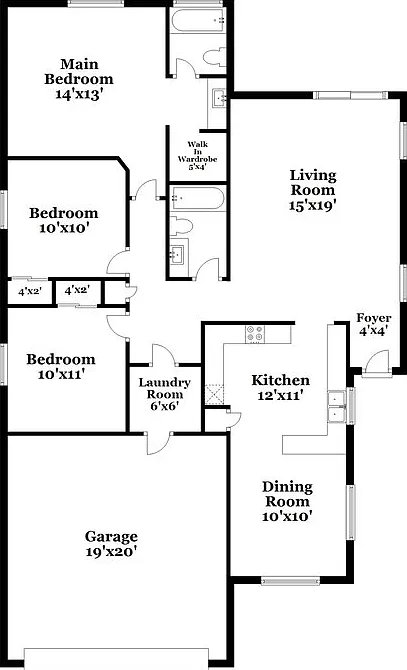 3 bed, 2.0 bath, 1310 sqft, $2,175 — Photo 2