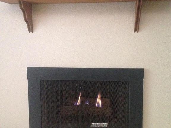 Gas Fireplace in Living Room