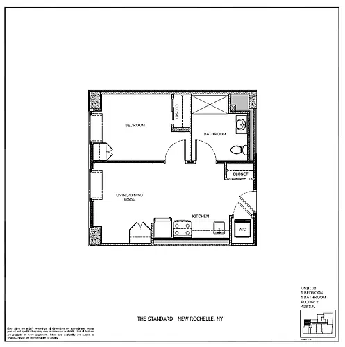 Floor plan THE HARRISON UNIT
