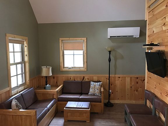 Living room with TV.