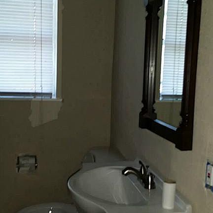 Nice updated restroom with new vanity