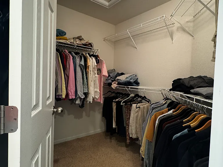 Master bedroom closet