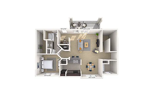 Floor plan The Endicott IIB