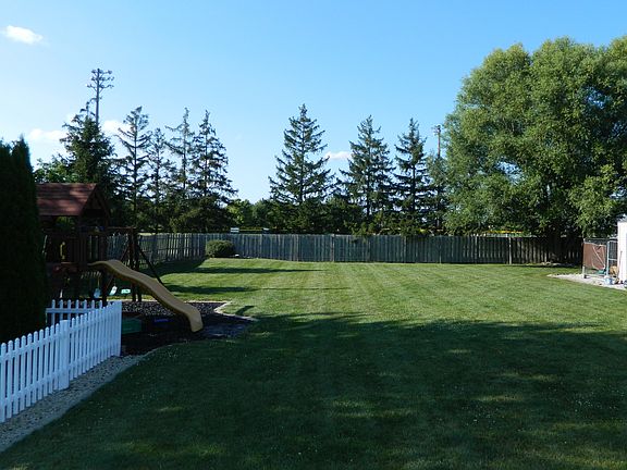 Back yard view from patio