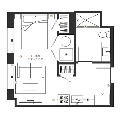 Floor plan S1