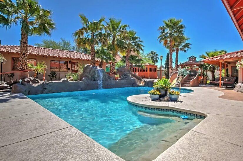 View of the Casita entrance off the pool
