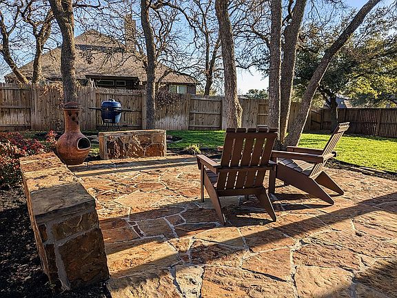 Patio sitting area
