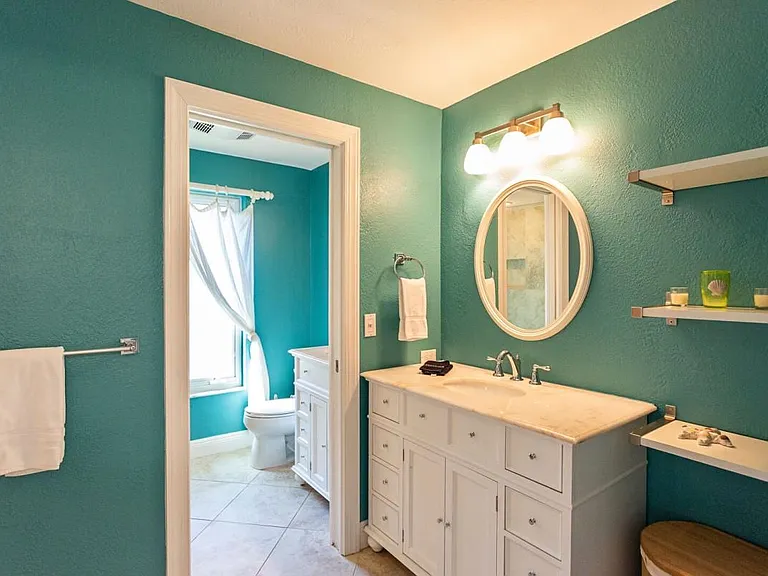 Master bathroom sink