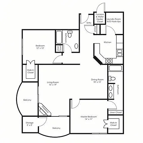 Floor plan The Champlain