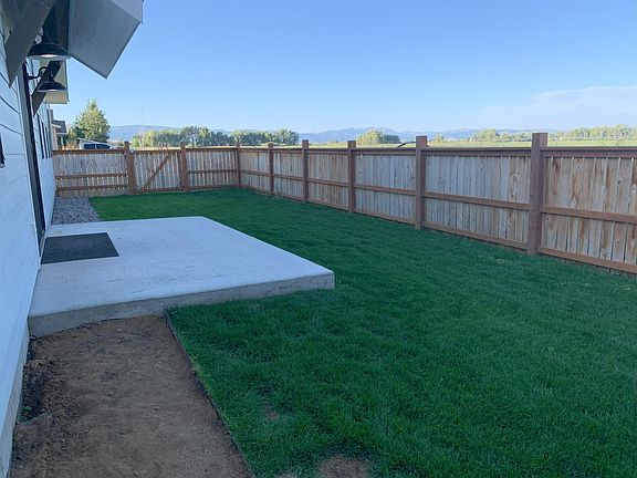 Large fenced-in backyard