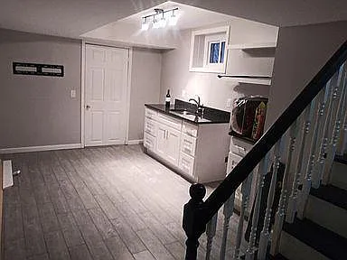 Basement kitchenette