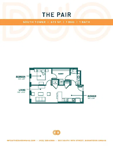Floor plan The Pair