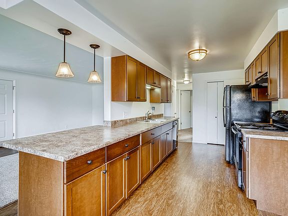 Updated open kitchen/diningroom/living room floor plan