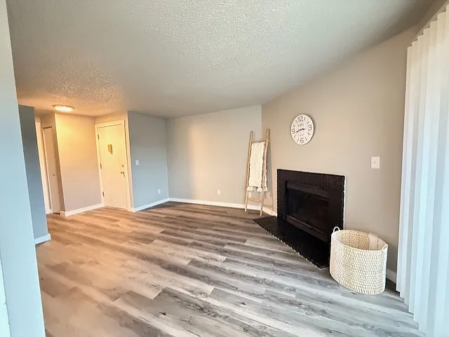 Real wood burning fireplace, OH MY!