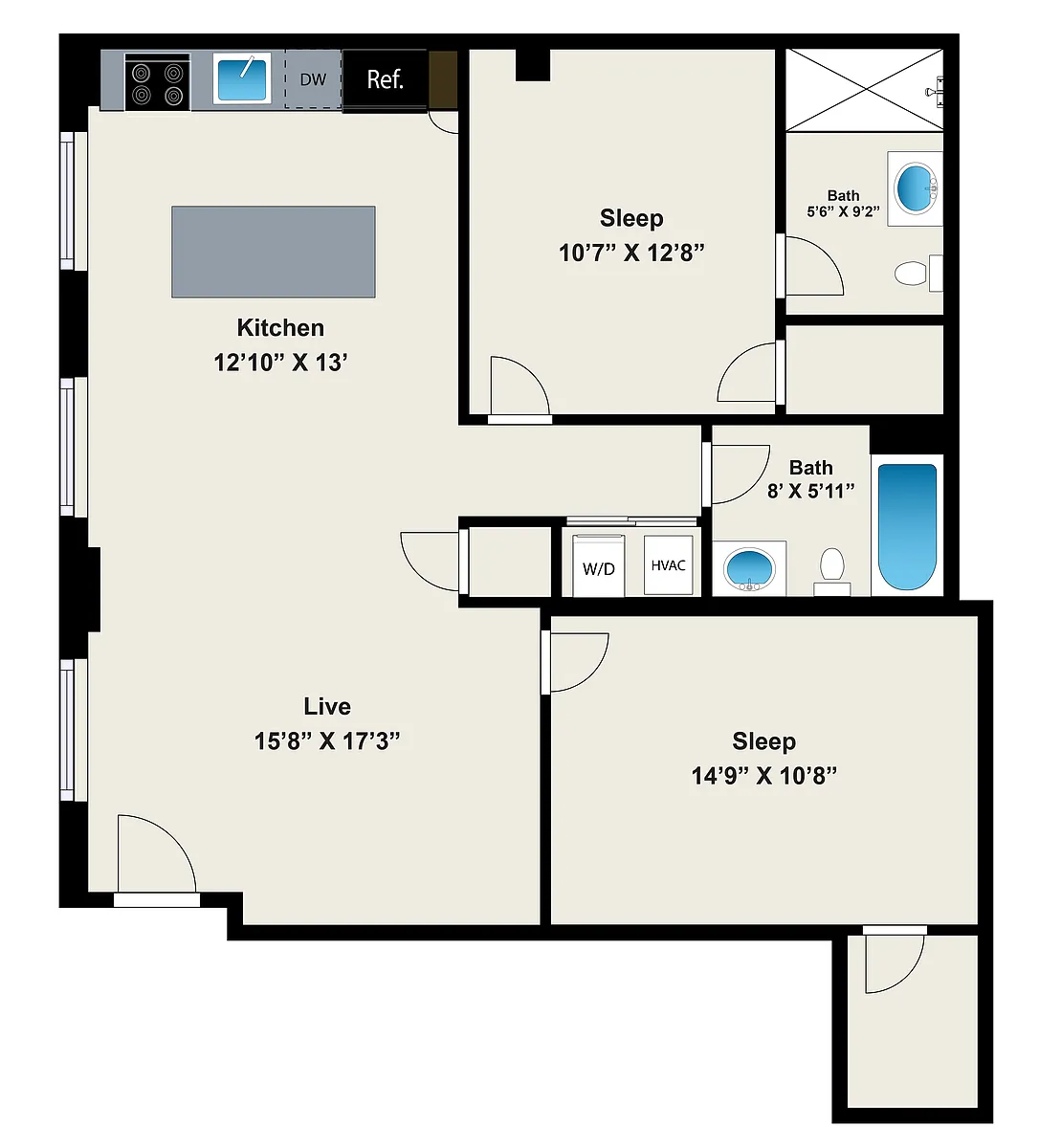 Floor plan B0 - 120