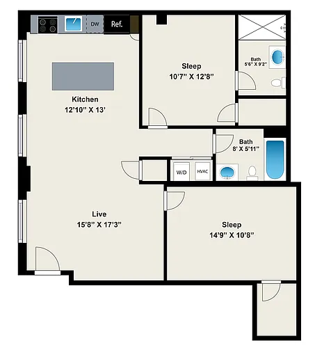 Floor plan B0 - 120
