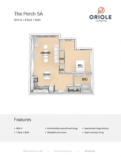 Floor plan Perch 5A