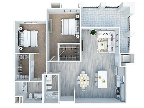 Floor plan B3 (Valencia Corner)