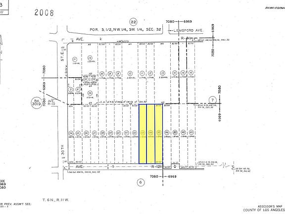 plat map for MLS Robinson Est