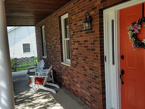 Welcoming front porch
