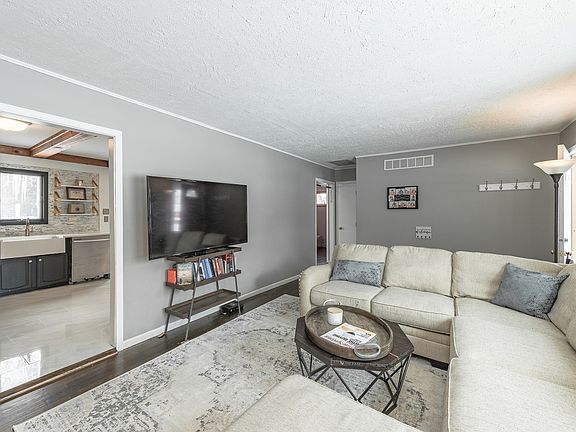 Kitchen is open to the family room