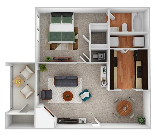 Floor plan A3S - Magnolia w/Sunroom