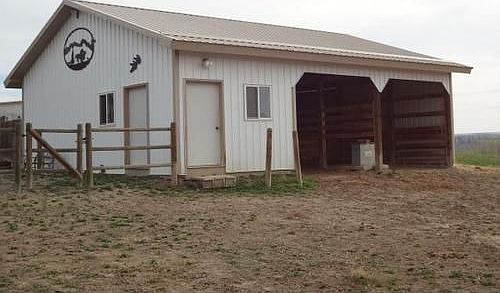 Horse barn