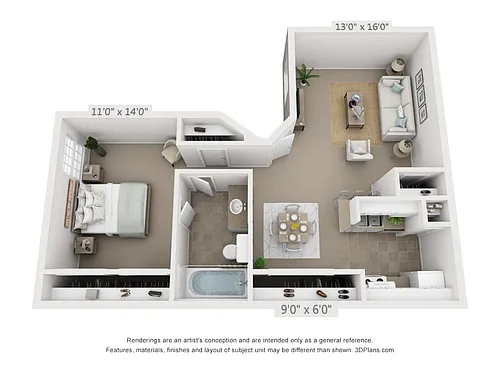 Floor plan A1A