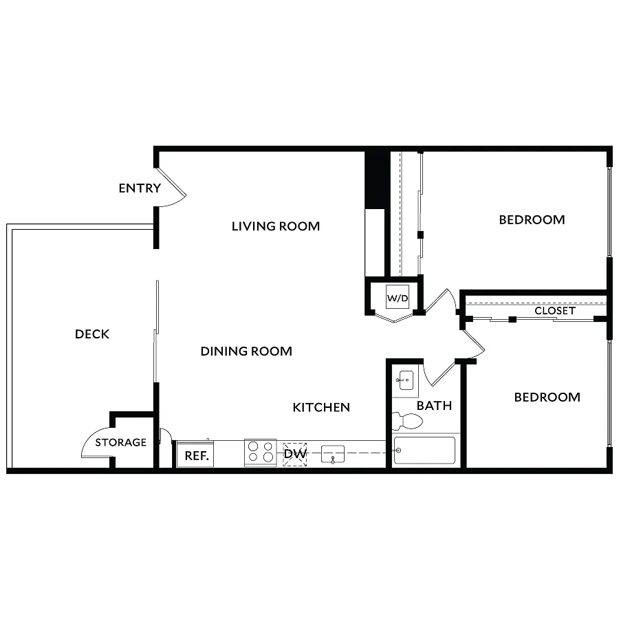 Floor plan Plan 2BR