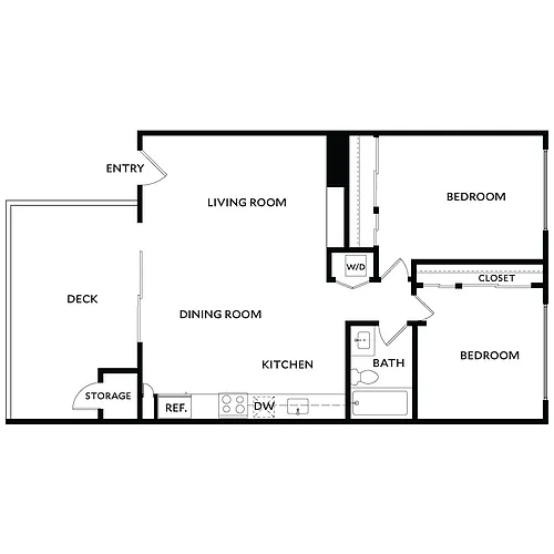 Floor plan Plan 2BR