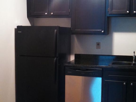 Kitchen with hardwood floors