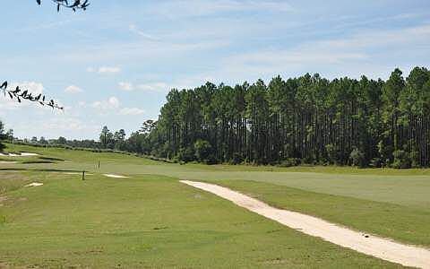 Golf course view from back