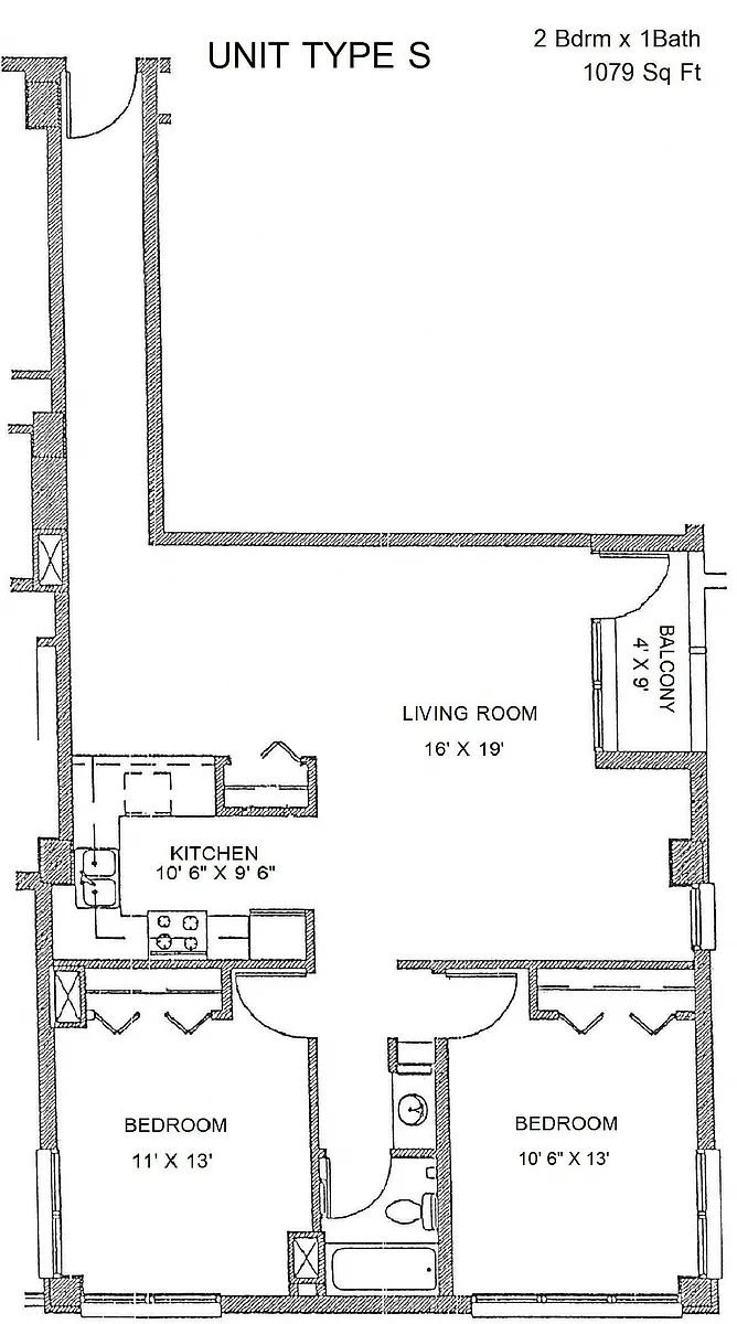 Floor plan Eisenhower