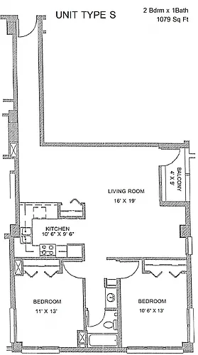 Floor plan Eisenhower
