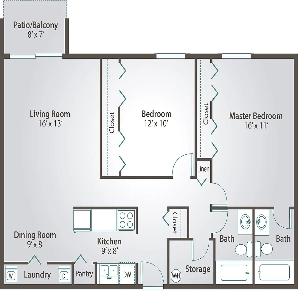 Floor plan The Melbourne