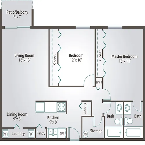 Floor plan The Melbourne