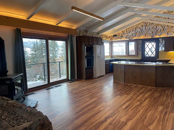 Dining room and kitchen
