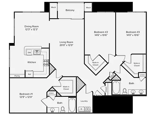 Floor plan C1P