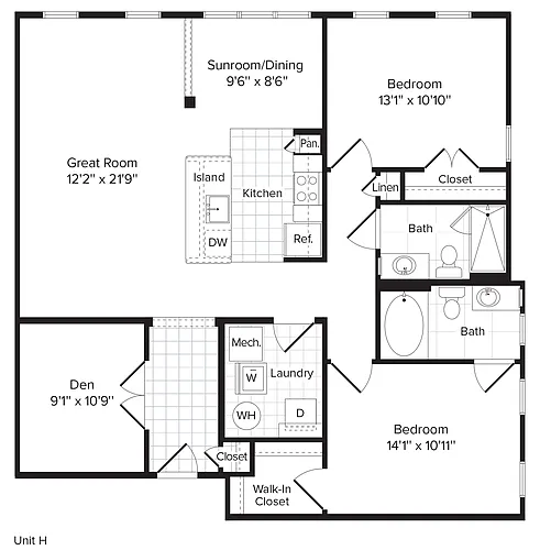 Floor plan FC br1bcd2