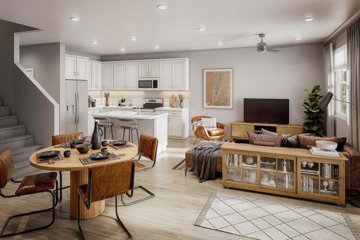 Right-sized spaces with just the right details.