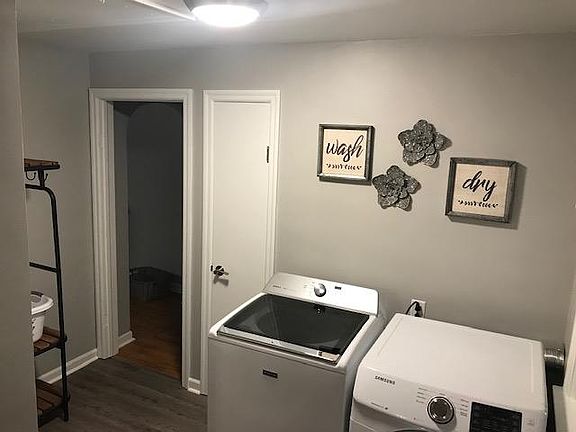 New Whirlpool washer and dryer.