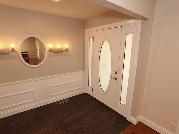 Beautiful entry foyer with new LED lights.