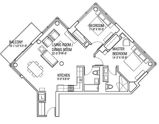 2nd image of 525 Clinton Ave #5R