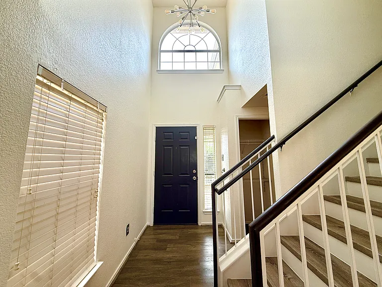 High ceiling entrance