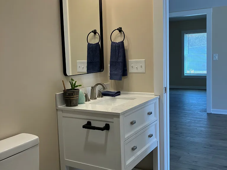 Second Bathroom off Living room